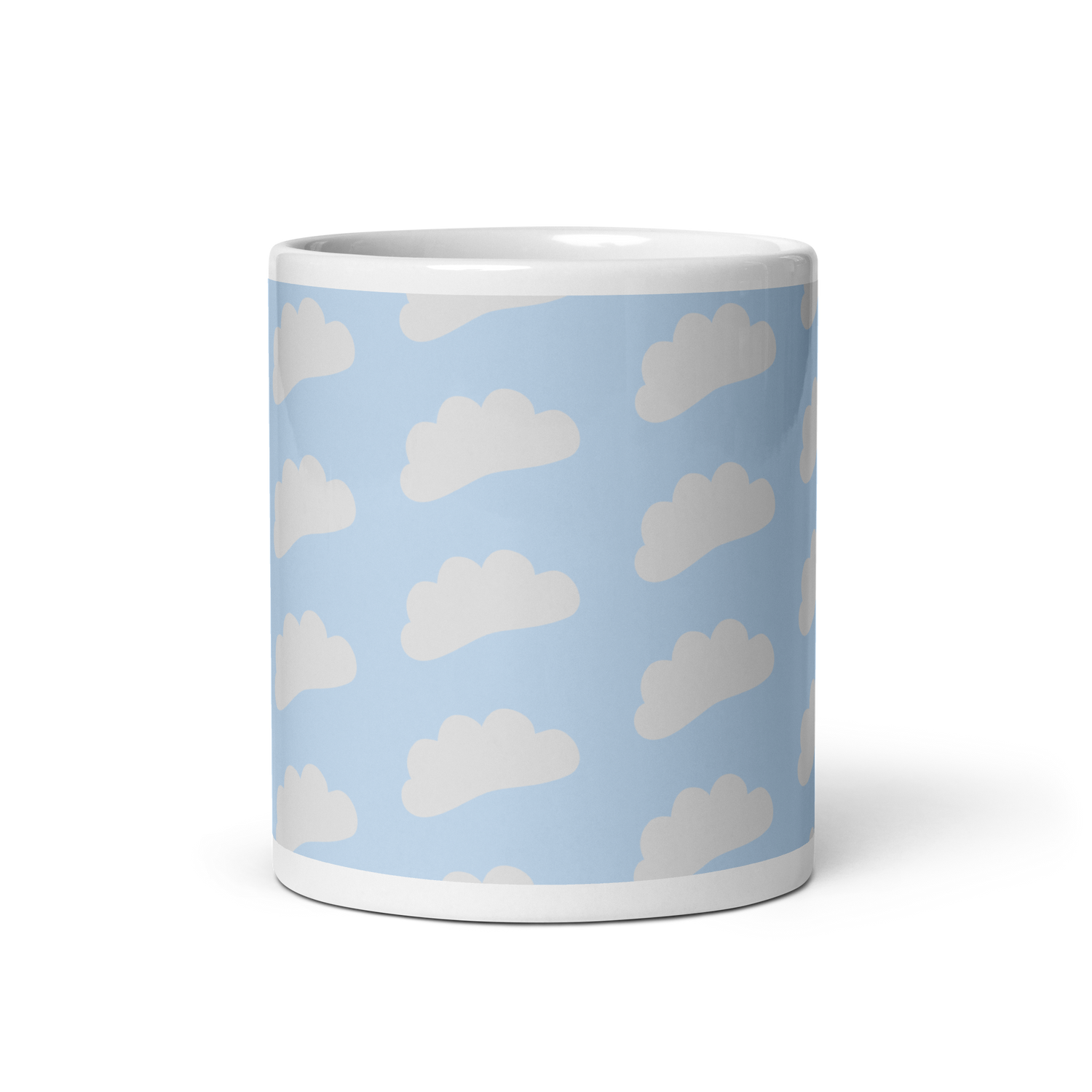 White Cloud All Over Print Mug