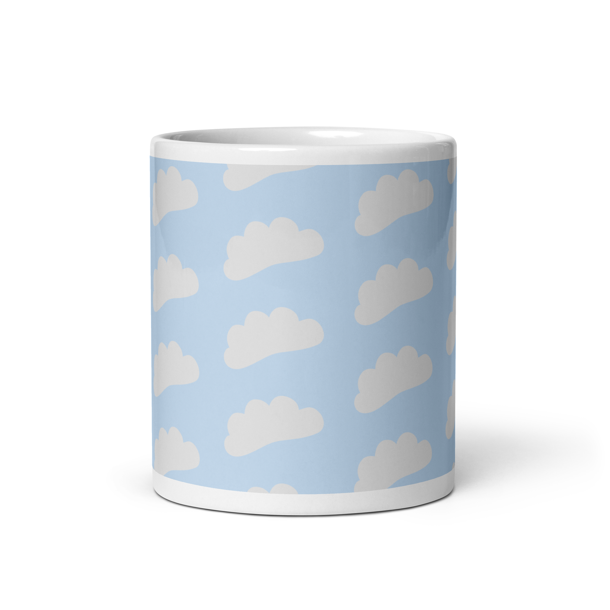 White Cloud All Over Print Mug