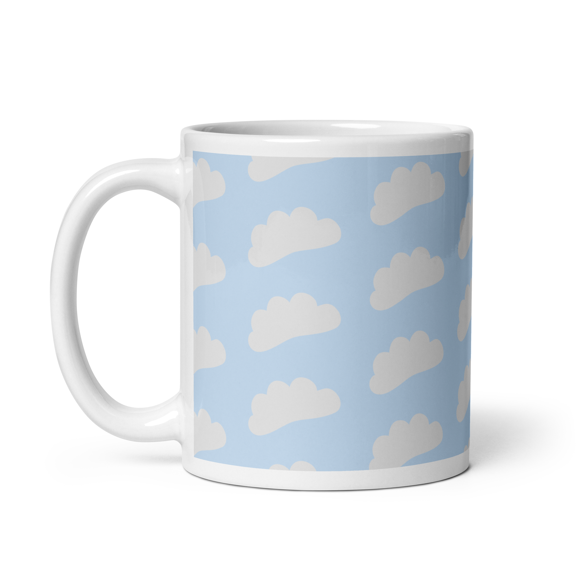 White Cloud All Over Print Mug