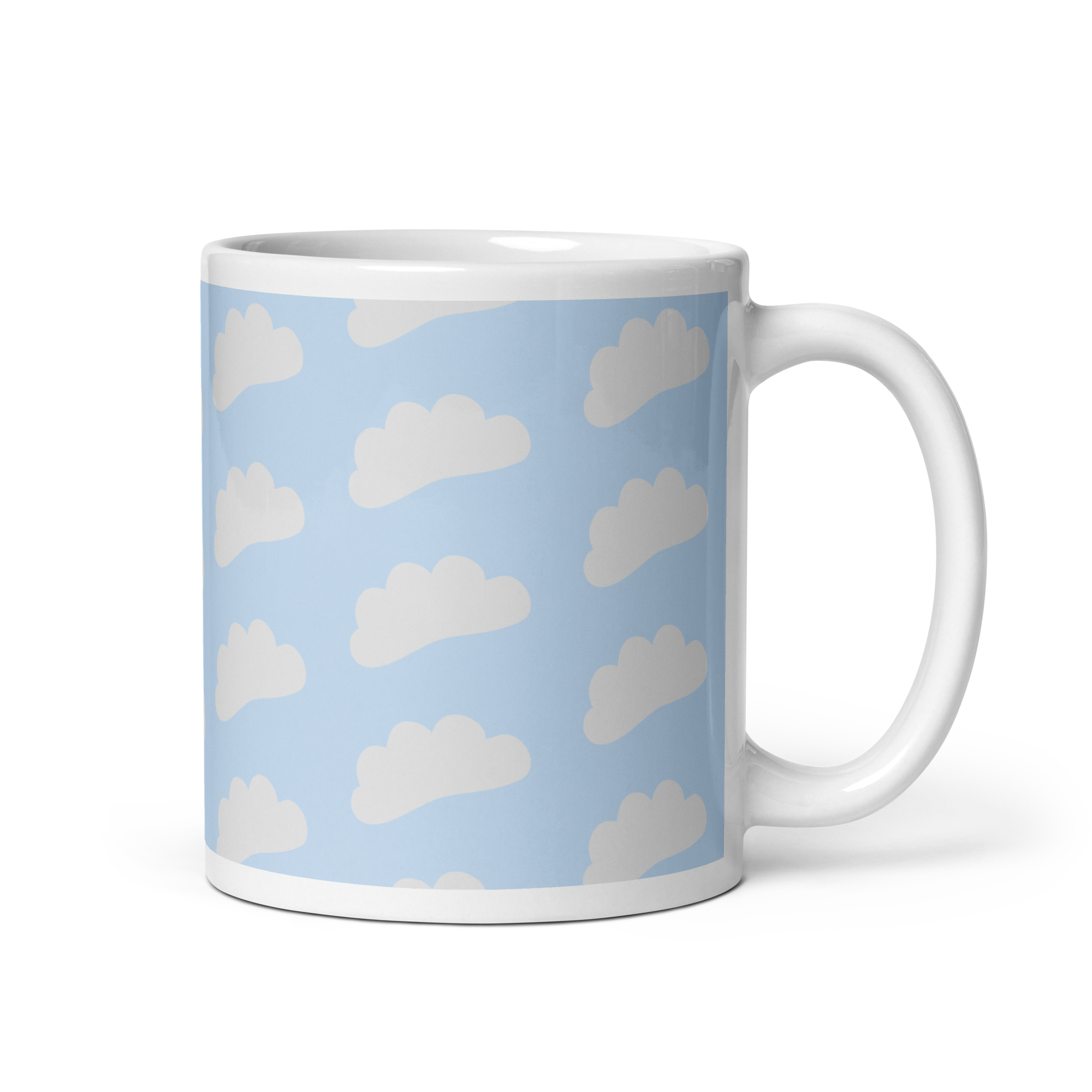 White Cloud All Over Print Mug