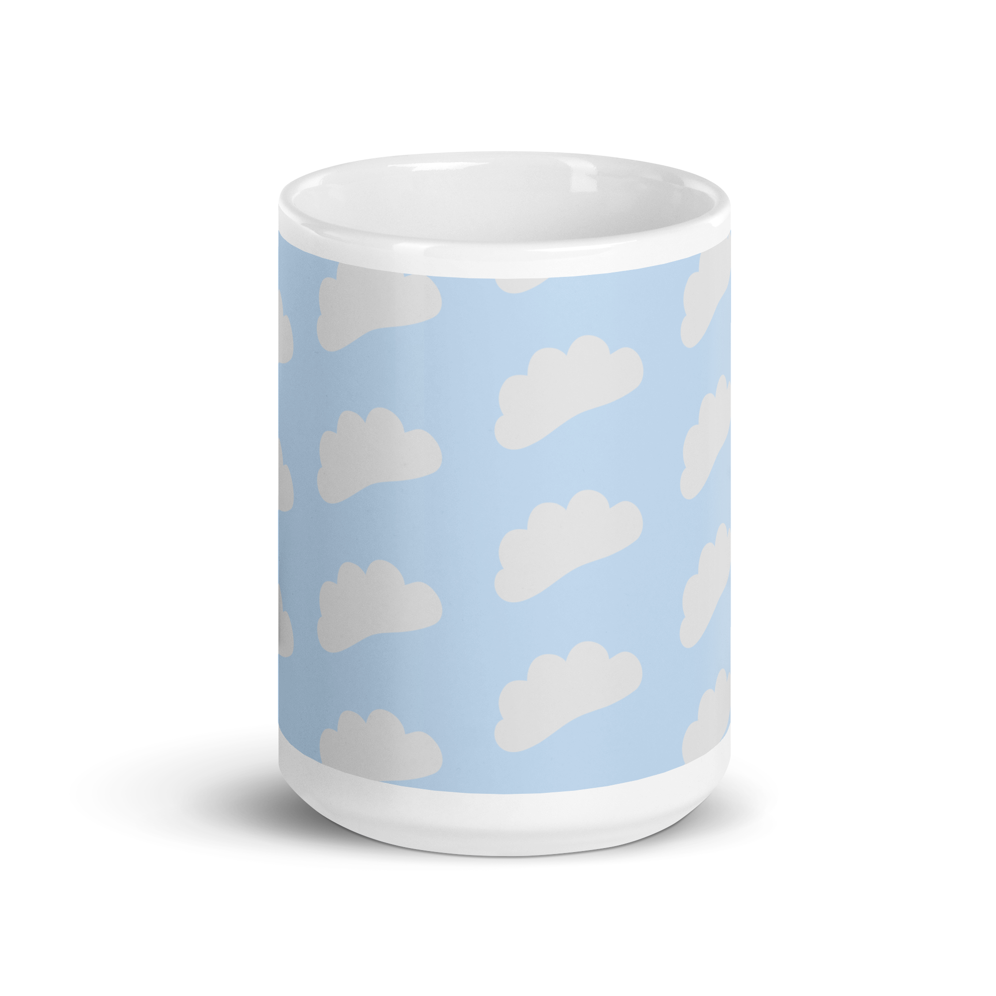 White Cloud All Over Print Mug
