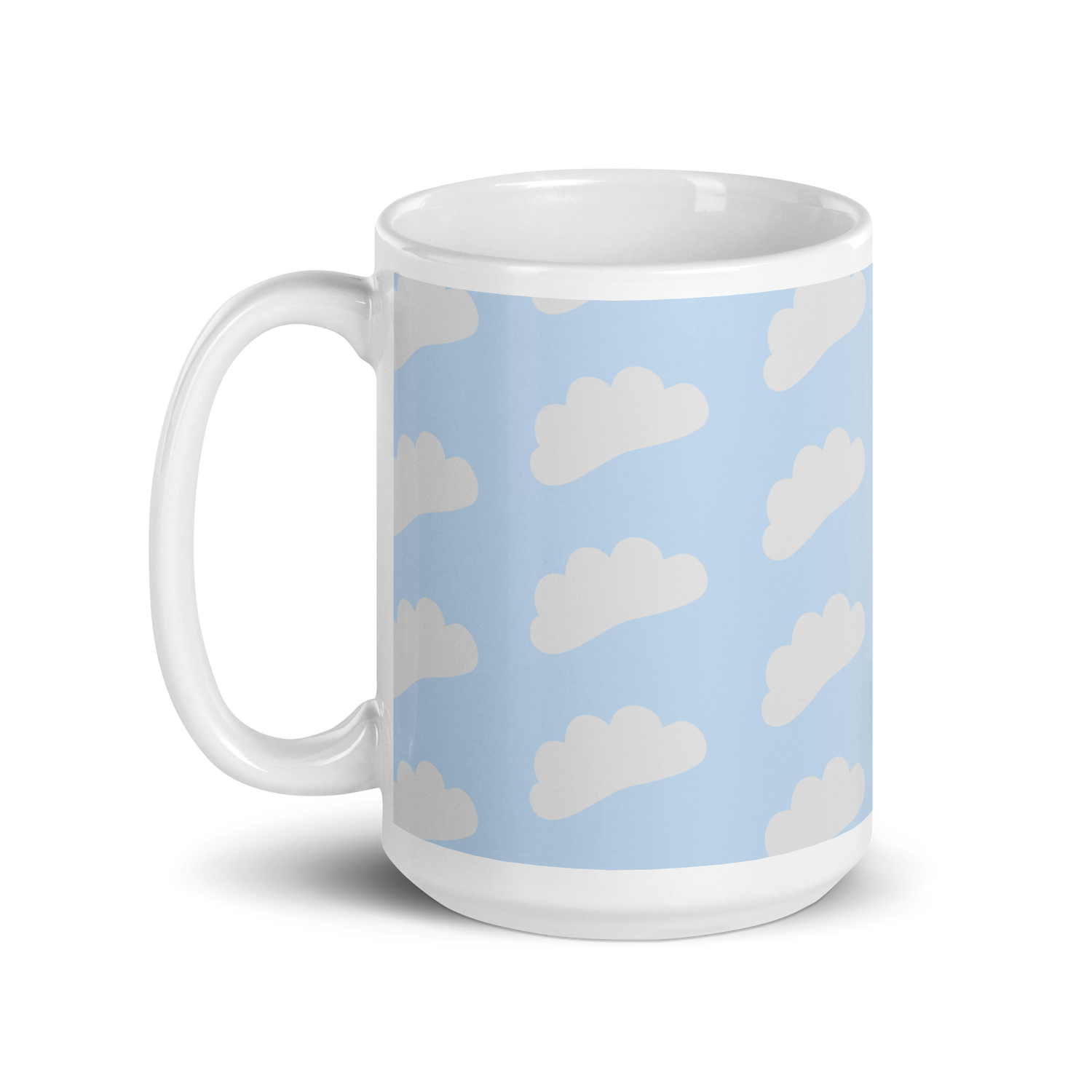 White Cloud All Over Print Mug