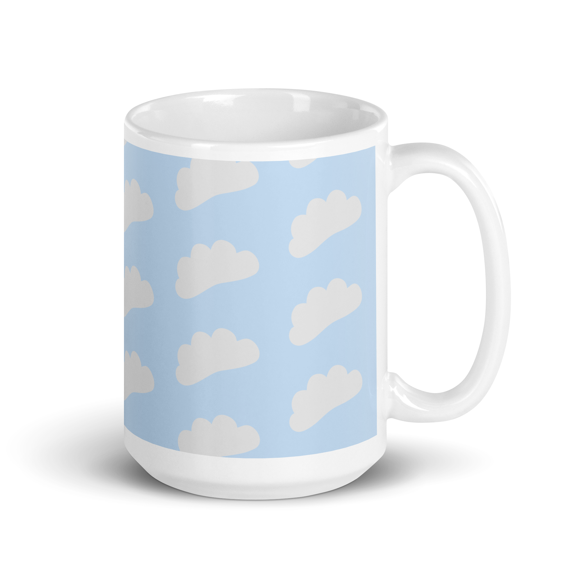 White Cloud All Over Print Mug