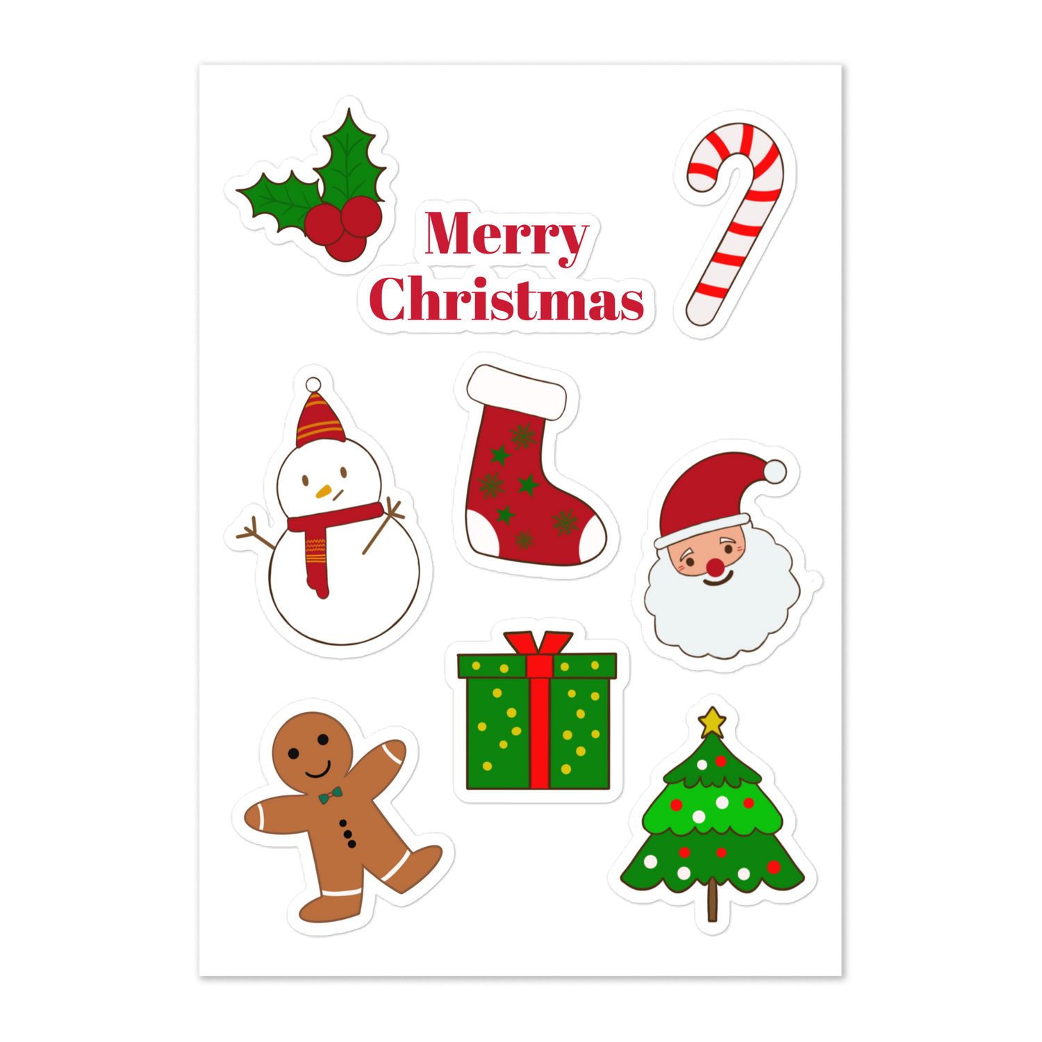 Christmas Sticker Sheet