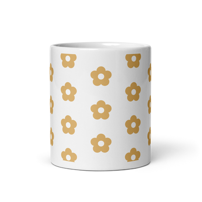 Yellow Daisy All Over Print Mug