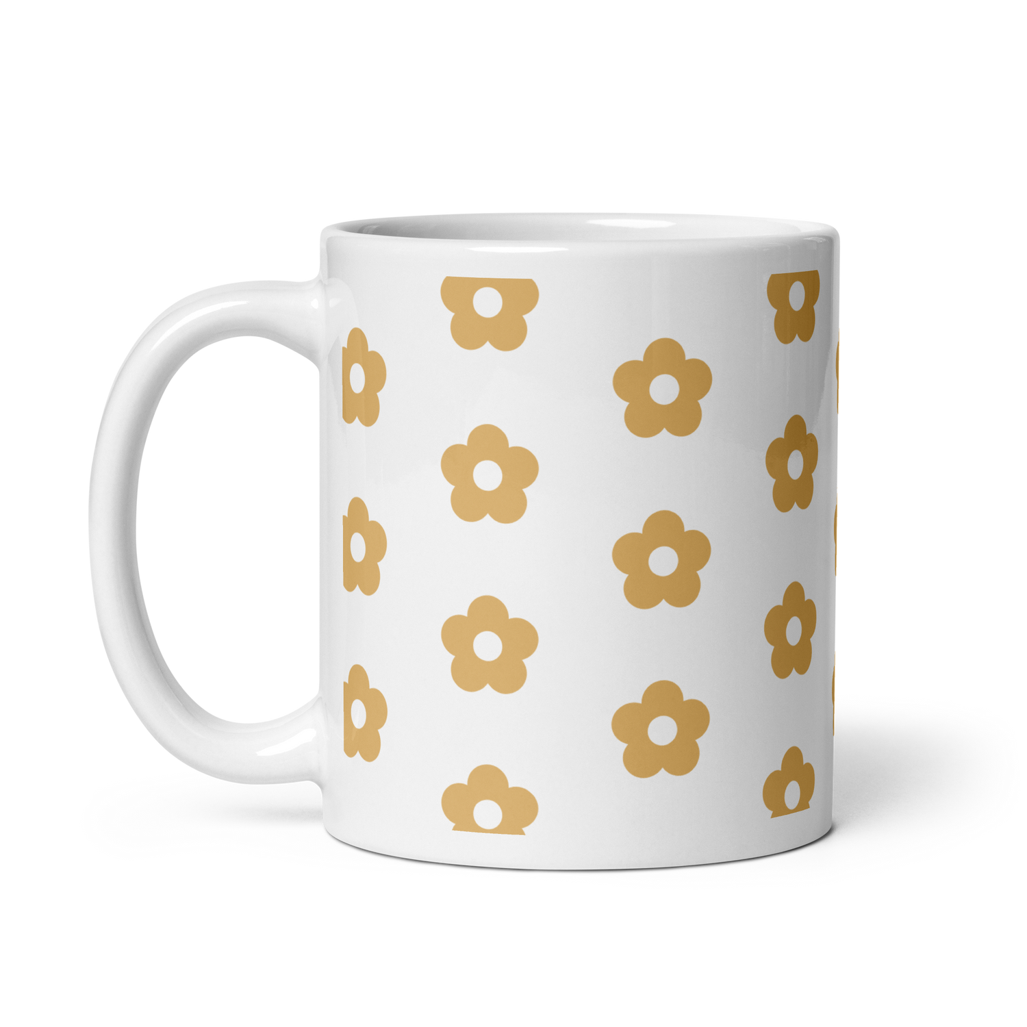 Yellow Daisy All Over Print Mug