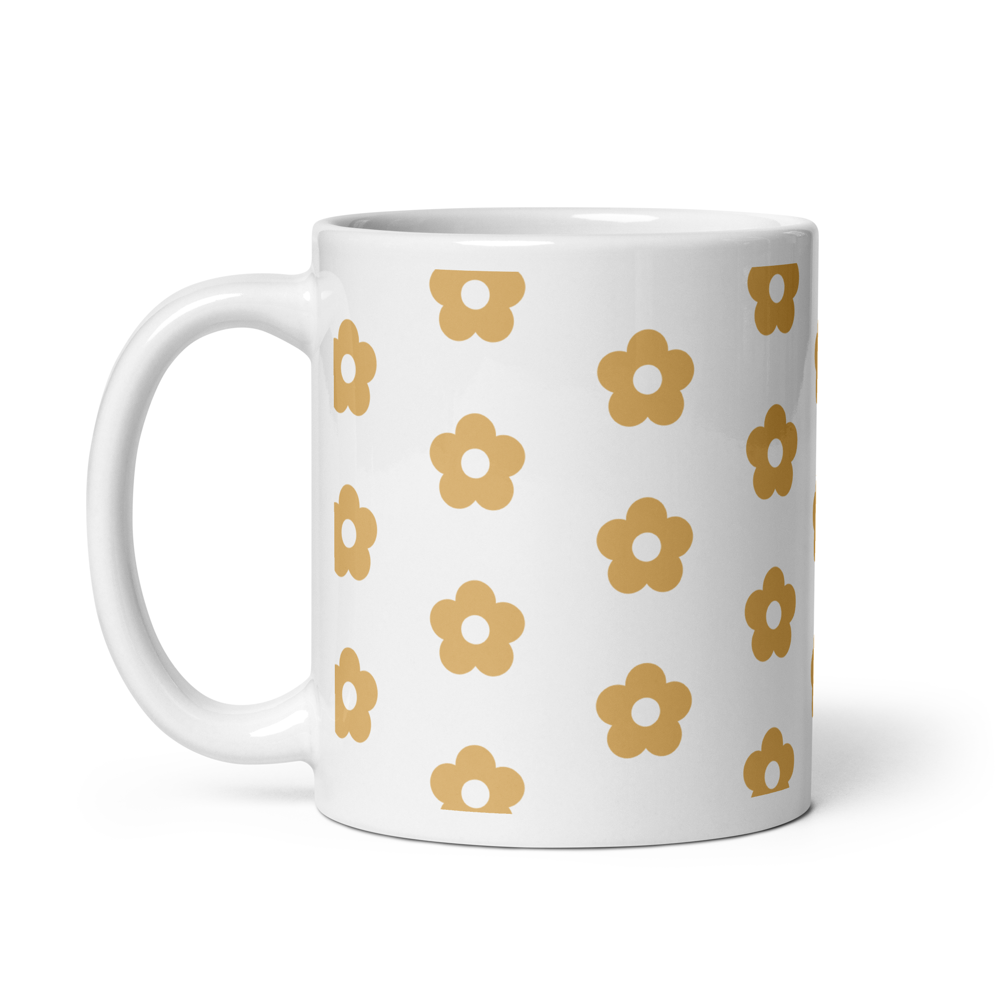 Yellow Daisy All Over Print Mug