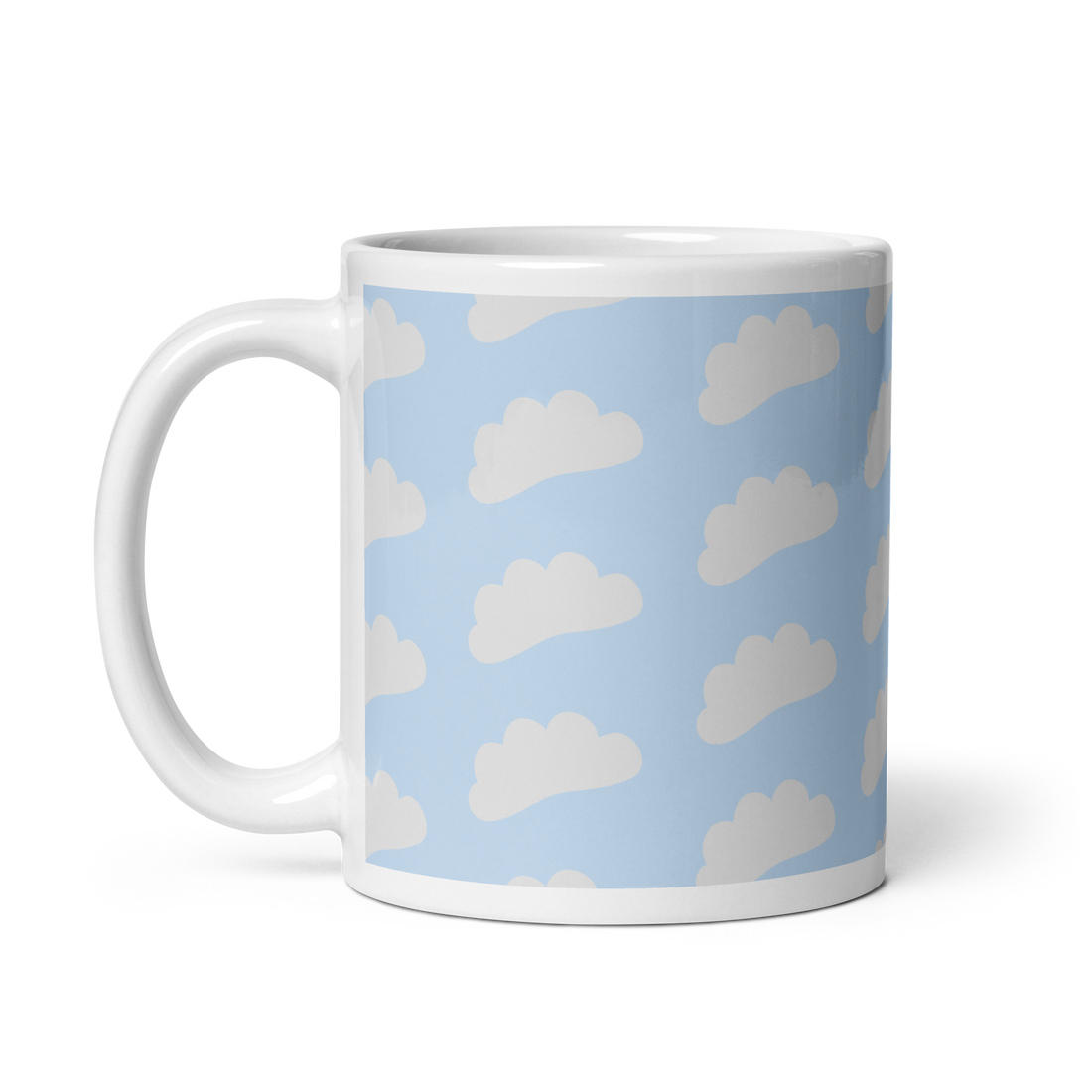 White Cloud All Over Print Mug