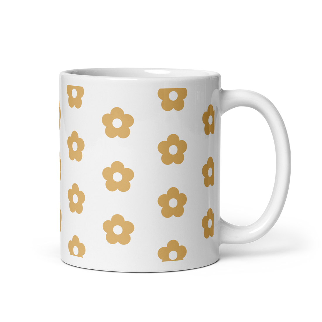 Yellow Daisy All Over Print Mug