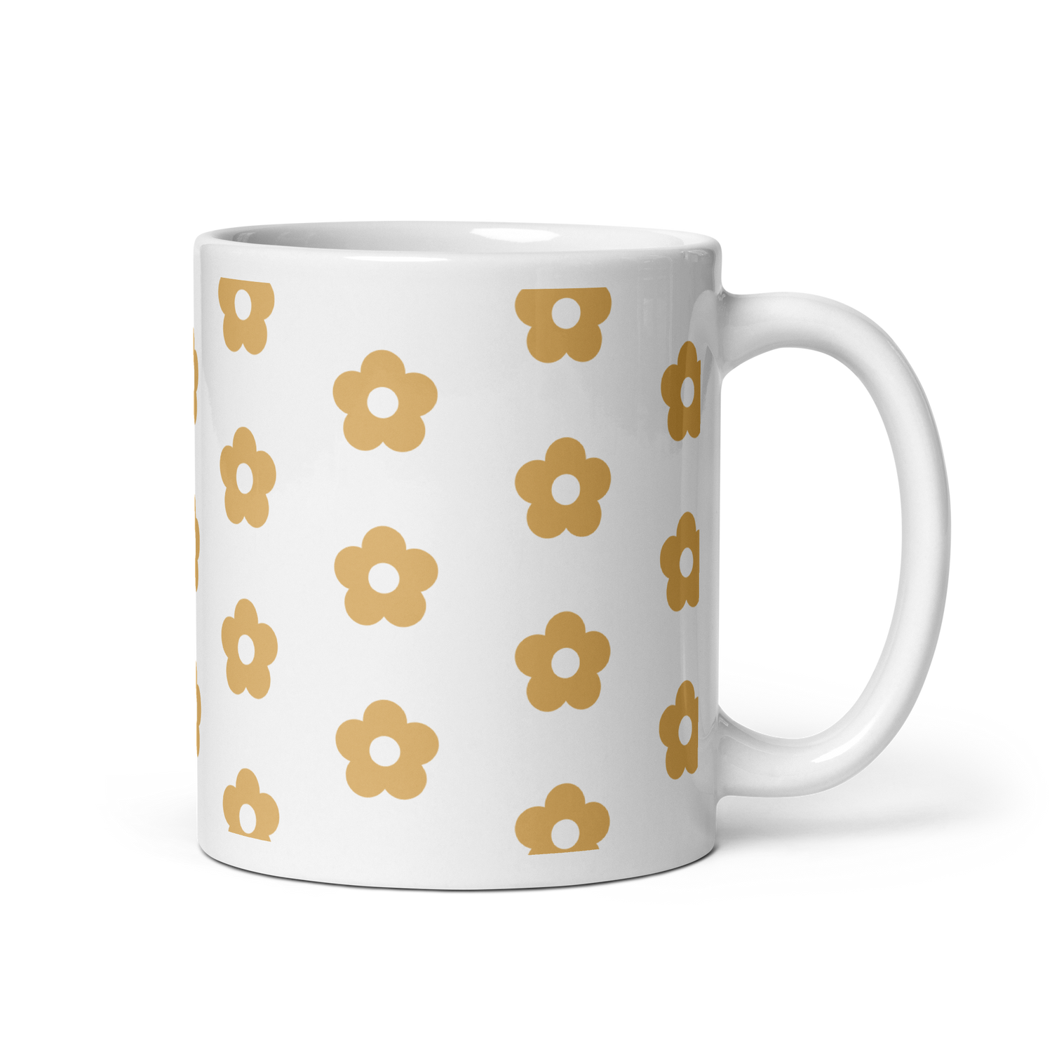 Yellow Daisy All Over Print Mug