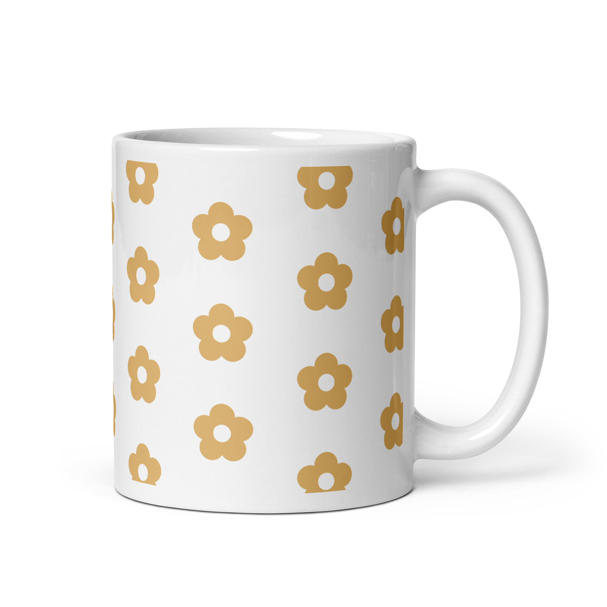 Yellow Daisy All Over Print Mug