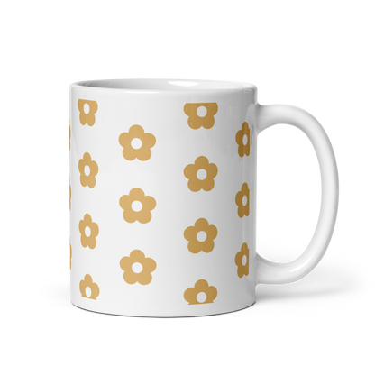 Yellow Daisy All Over Print Mug