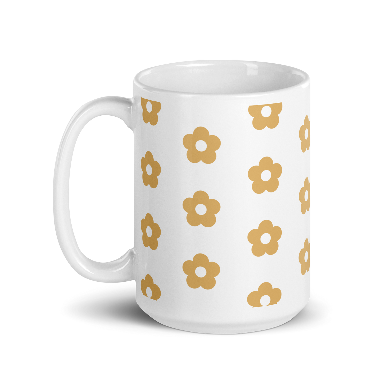 Yellow Daisy All Over Print Mug