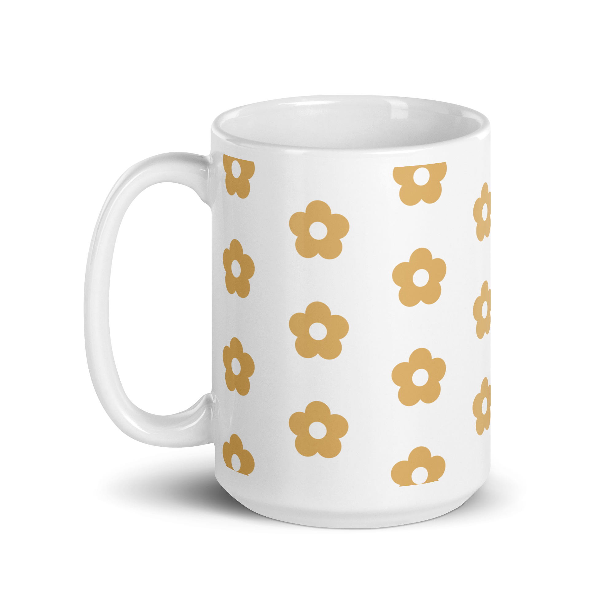 Yellow Daisy All Over Print Mug