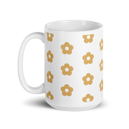 Yellow Daisy All Over Print Mug