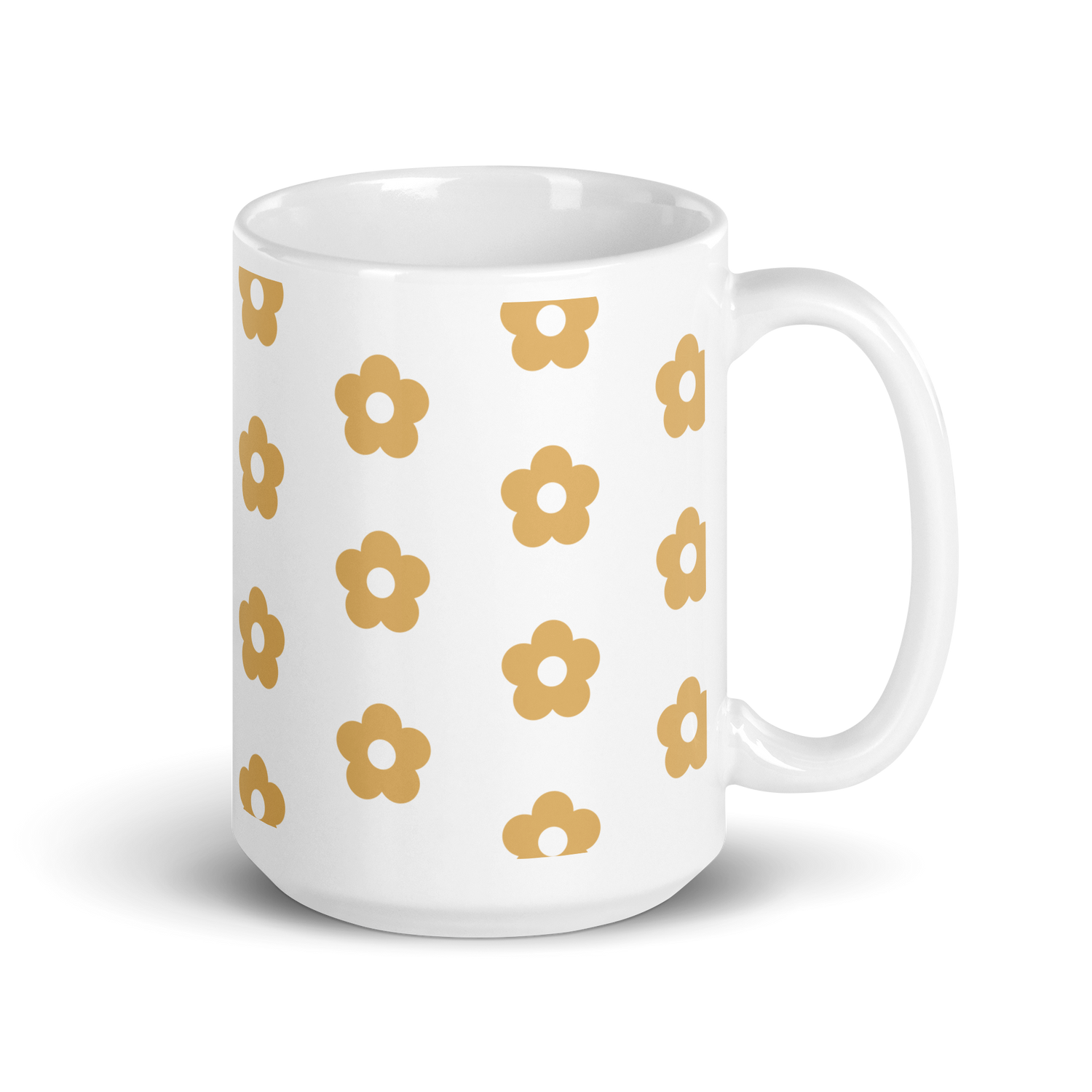 Yellow Daisy All Over Print Mug