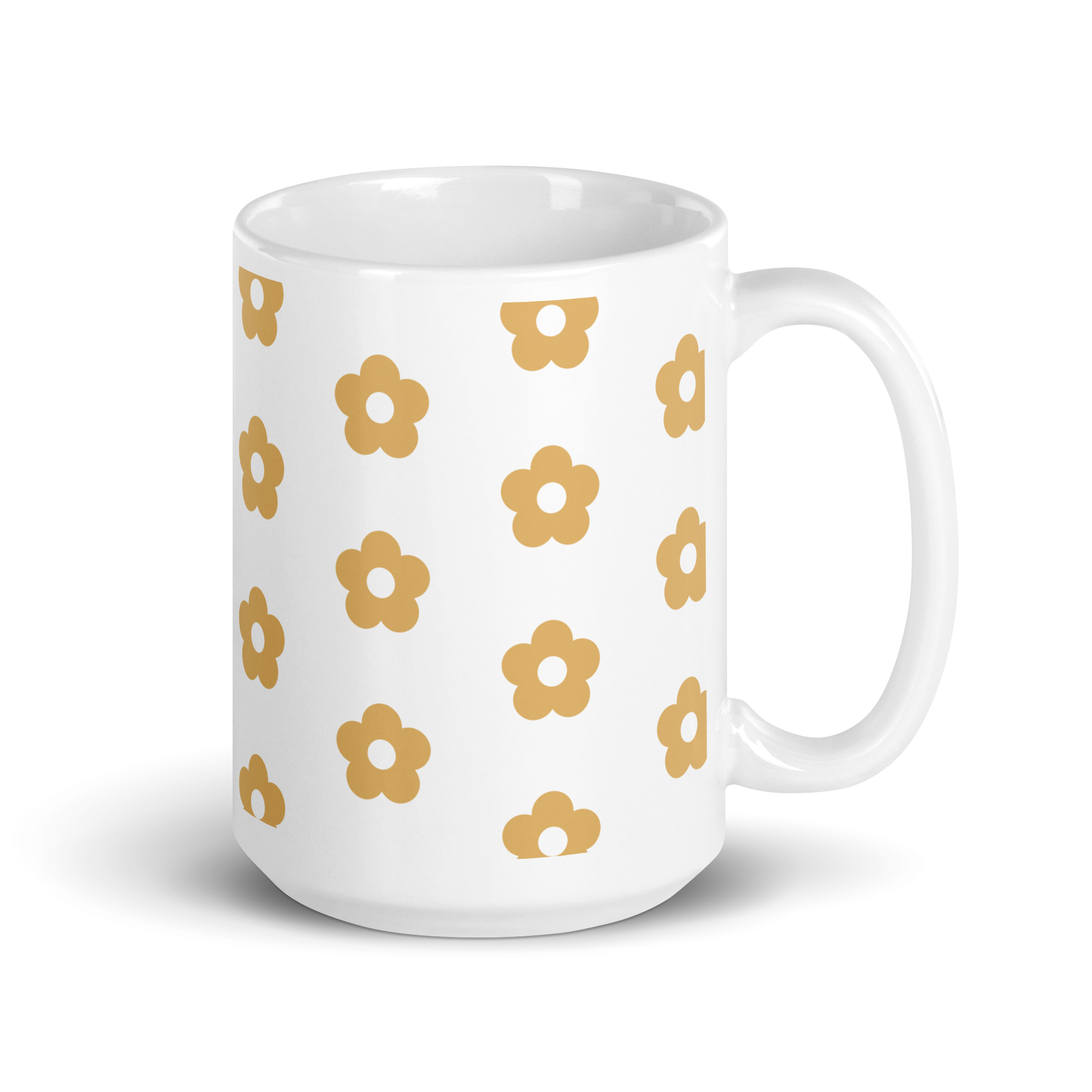 Yellow Daisy All Over Print Mug