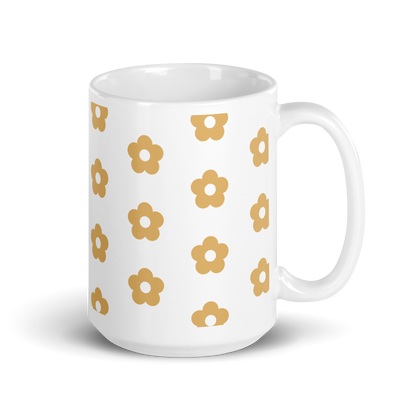 Yellow Daisy All Over Print Mug